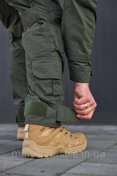 Тактичні штани з наколінниками+ FLEX вставки, олива | Зображення 9