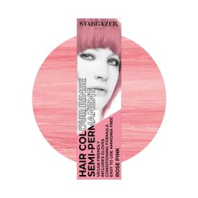 Краска для волос Розовая Stargazer Semi-permanent hair colour Rose Pink 70 мл