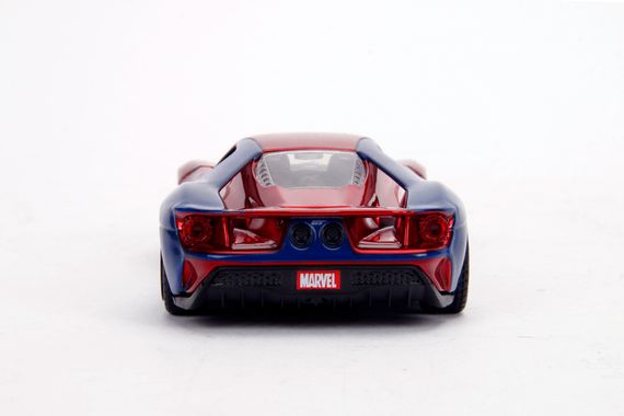 Ігрова металева машинка Marvel Spiderman Ford GT 2017 | Зображення 7
