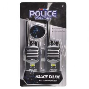 Уцінка. Набір з раціями "Police Walkie Talkie" Одна рація не працює, немає металевої частини у відсіку для батарейок