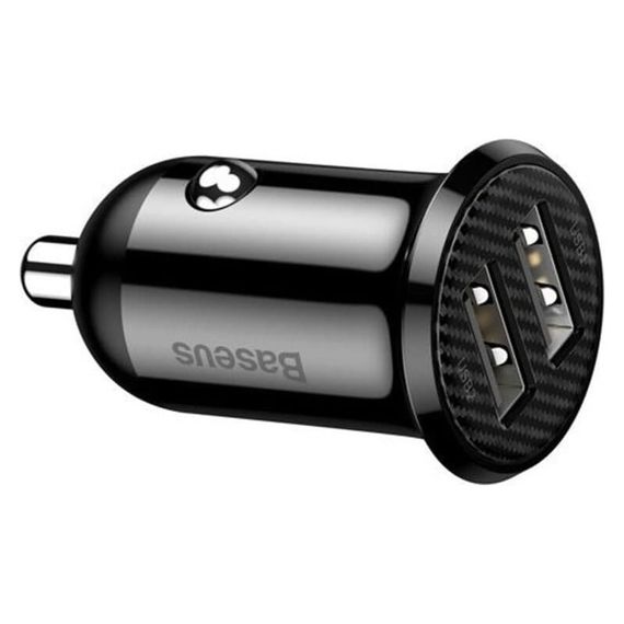 АЗП Baseus Grain Pro 4.8A (2USB-A) (CCALLP) Чорний | Зображення 4