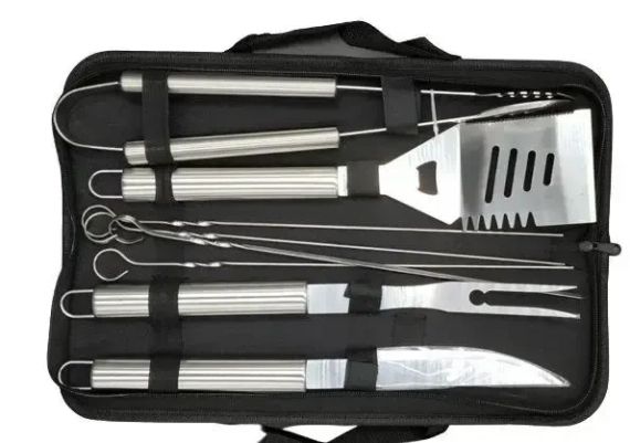 Набір для барбекю та гриль. 8 предметів. Для мангалу та тандира