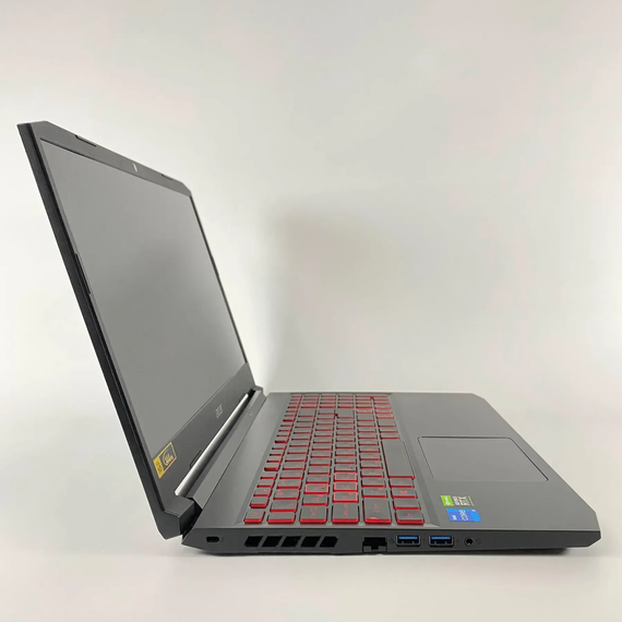 Игровой ноутбук Б-класс Acer Nitro 5 AN515-57 / 15.6" (1920x1080) IPS / Intel Core i5-11400H (6 (12) ядер по 2.7 - 4.5 GHz) / 32 GB DDR4 / 512 GB SSD / nVidia GeForce RTX 3050 Ti, 4 GB GDDR6, 128-bit / HDMI / WebCam б/у + Подарок Беспроводная мышь / USB | Зображення 4