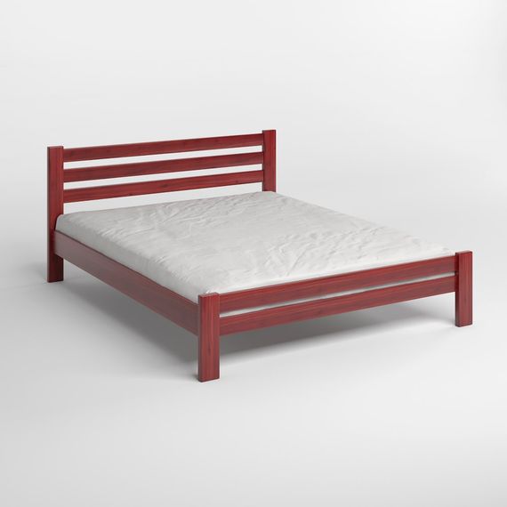 Двоспальне дерев&#039;яне ліжко Mebigrand Прем&#039;єра Махонь 160х190 см (MBG-2775) | Зображення 1