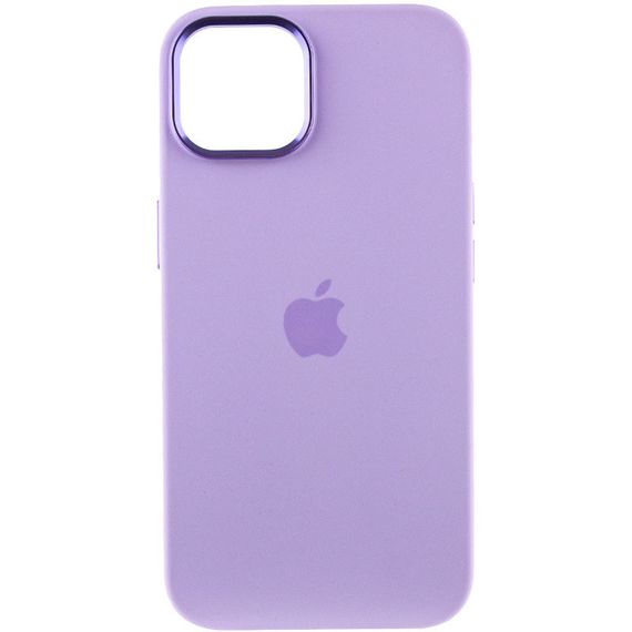 Чохол Silicone Case Metal Buttons (AA) для Apple iPhone 12 Pro Max (6.7") Силікон, Бузковий/Lilac | Зображення 1
