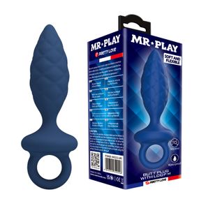 Анальна пробка MR. PLAY Butt Plug with Loop– Size M