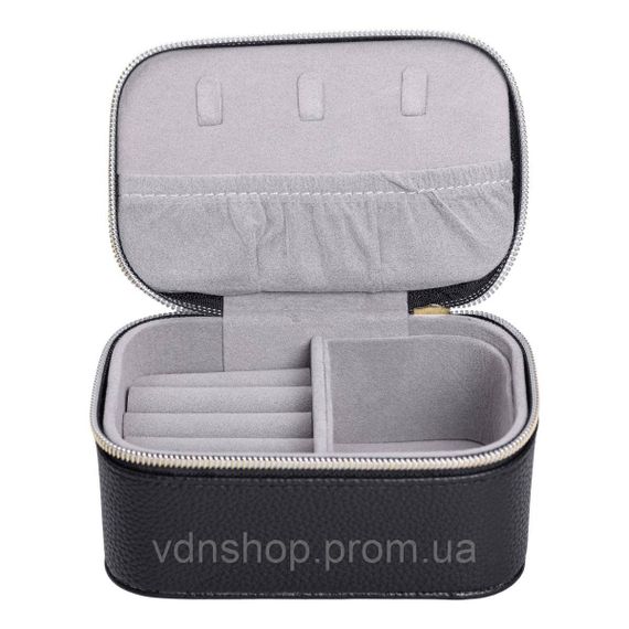 Шкатулка для украшений из эко кожи на молнии мини органайзер для ювелирных изделий HP-5-26B