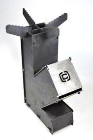 Турбо-печь раскладная, с чехлом 280х130х500мм 3мм СИЛА