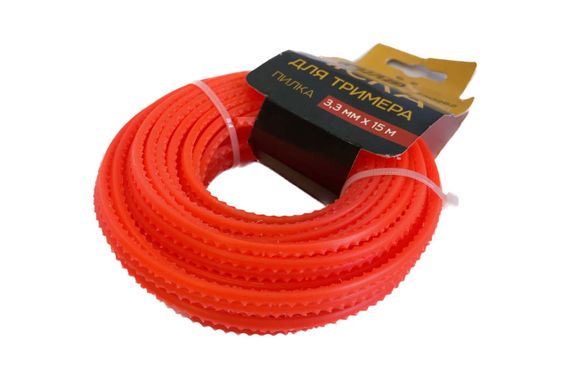 Леска для триммера 3,3мм пила 15м СИЛА