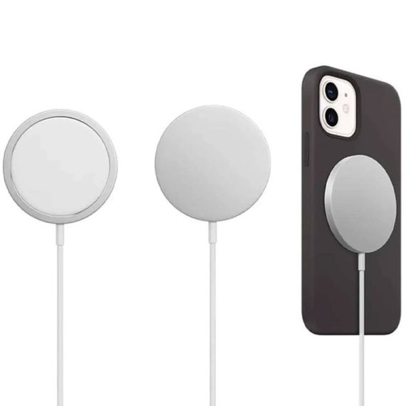 БЗП MagSafe Charger for Apple (AAA) (box) White | Зображення 1