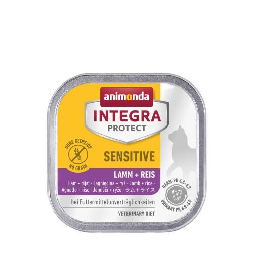 Корм вологий ветеринарний для кішок Integra Protect Sensitiv Lamb+Rice з харчовою нестерпністю, ягня та