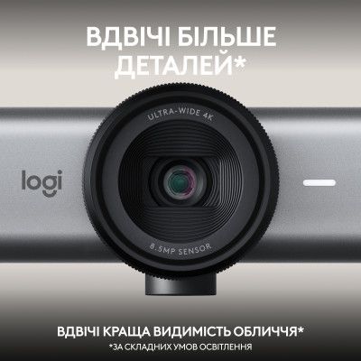 Веб-камера Logitech MX Brio 705 for Business 4K Graphite (960-001530) | Зображення 5