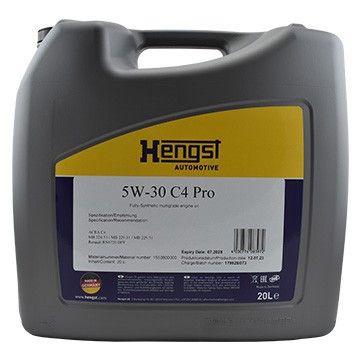 Моторное масло синтетическое 5W-30 C4 Pro-(20L) 5W-30 C4 Pro-(20L), Hengst Oil, 1553800000,