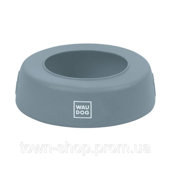 Миска-непроливайка  WAUDOG Silicone, 1 л серый | Зображення 3