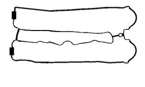Прокладка клапанної кришки Astra F/G/Vectra B 1.8/2.0 і 16 V, BGA (RC0373)