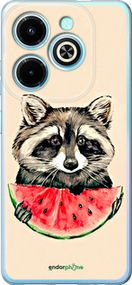 Чохол на Infinix Hot 40i Єнотик з кавуном "4605u-3504-2448"