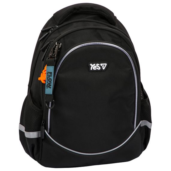 Шкільний рюкзак YES S-116М Just Black 550377 18 л