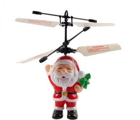 Літаюча іграшка Flying Santa літаючий Дід Мороз Cанта Клаус