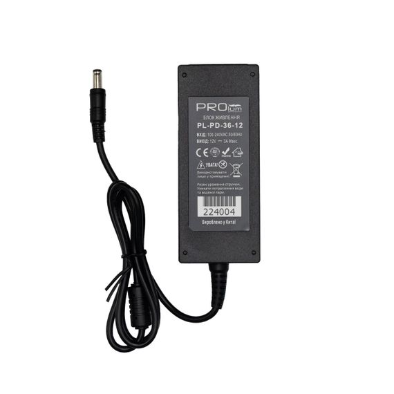 Блок живлення PROLUM™ 12V 36W 3.0А Series "PD" | Зображення 1
