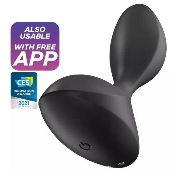 Анальна смарт пробка Satisfyer Sweet Seal із вібрацією чорна Sex Aura