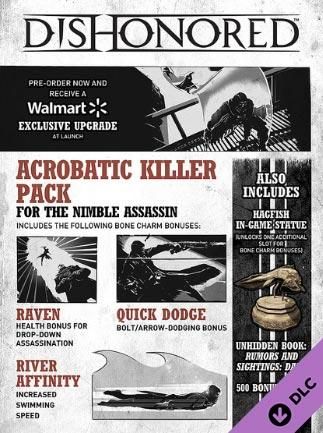 Dishonored Acrobatic Killer Steam Key GLOBAL
