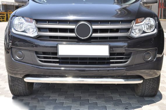 Передняя защита ST008 (нерж) для Volkswagen Amarok 2010-2022 гг | Зображення 2