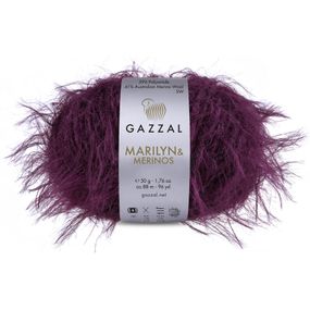 Пряжа для вязания MARILYN & MERINOS № 8268 (Мэрилин и Меринос) Gazzal пряжа для плетения спицами и крючком