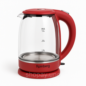 Електрочайник Rainberg RB-2218 3200 Вт 2л Red