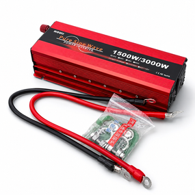 Інвертор HOULI 1500W / 3000W 12v 220v ( 1500W чиста синусоїда)