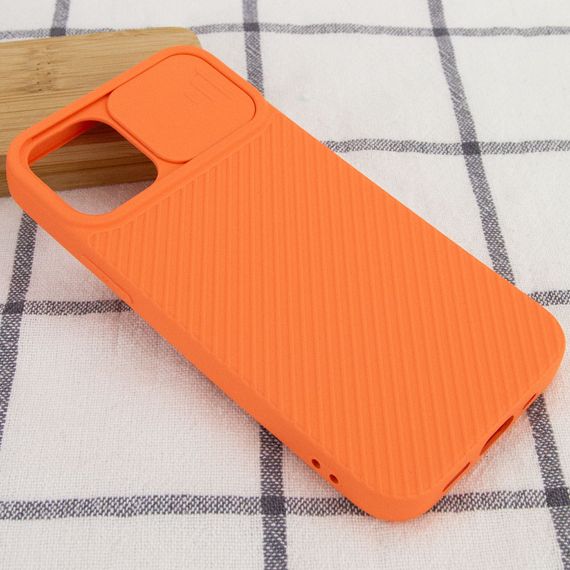 Чехол Camshield Square TPU со шторкой для камеры для Apple iPhone 11 Pro (5.8") Оранжевый | Зображення 3