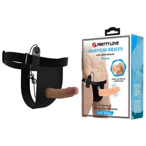 Страпон с вибро STRAP-ON PRETTY LOVE HARNESS BRIEFS sexstyle