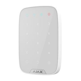 Бездротова сенсорна клавіатура Ajax KeyPad white арт.14539