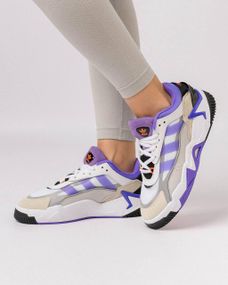 Кросівки Niteball 2 White Grey Purpl / нітебал  , В'єтнам 39 25 см