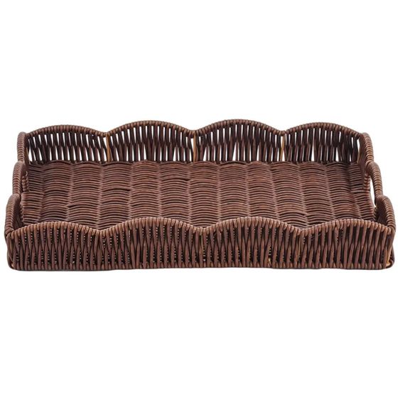 Піднос прямокутний Vittora Provence VT-T-0012 35х25х5 см бежевий