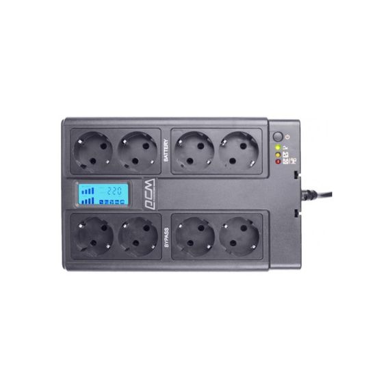 Пристрій безперебійного живлення Powercom CUB-850N LCD | Зображення 2