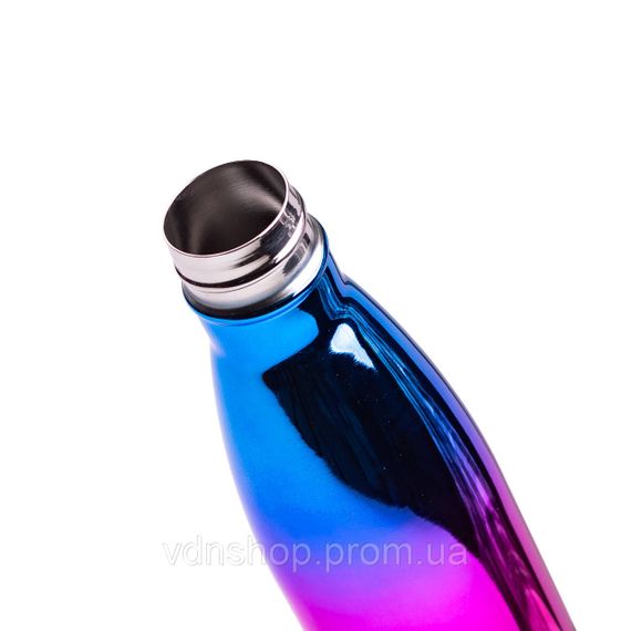 Термобутылка из нержавеющей стали 500 мл синий металлик HP-14-2BL | Зображення 2