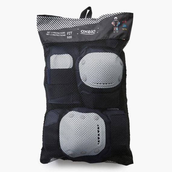 Комплект захисту FIT500 для катання на роликах темно-синій - S | Зображення 9