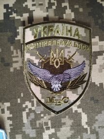 Шеврон Украина Криминальный блок МВС Пиксель