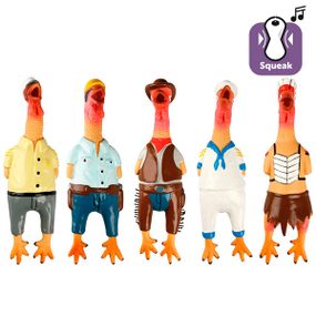 Іграшка для собак Flamingo Chicken Village People, 24 см