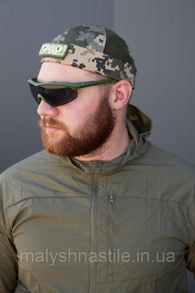 DOKER-CAP літня з сіткою (Докерка, кепка без козирка, з ліпучкою) піксель ЗСУ | Зображення 3