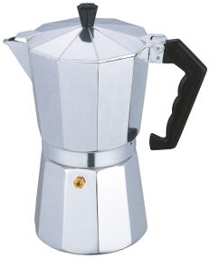Кофеварка гейзерная алюминиевая Bohmann BH-9409, 450 мл (на 9 чашек), для дома и офиса