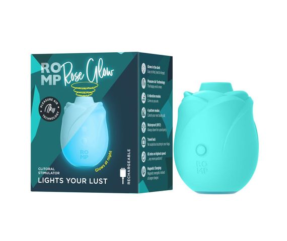 Вакуумний кліторальний стимулятор Romp Rose Glow Sex Aura | Зображення 8