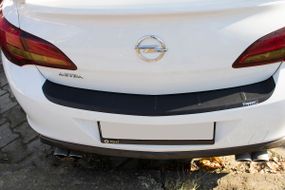 Накладка на задній бампер EuroCap (Sedan, ABS) для Opel Astra J 2010-2024 рр
