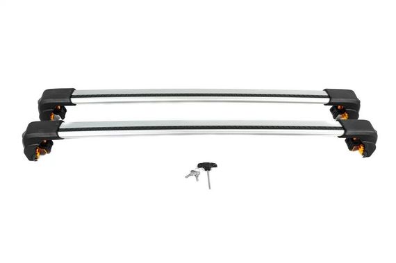 Багажник (поперечини) на інтегровані рейлінги Ecem V2 120 см (2 шт) Чорний для Cadillac Escalade 2020- рр | Зображення 5