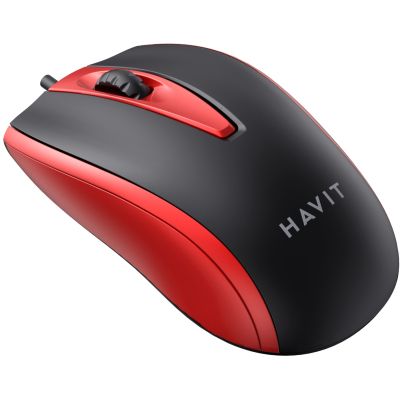 Мышка Havit HV-MS871 USB Red (6939119020293) | Зображення 4