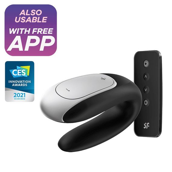 Вибратор для пар Satisfyer Double Fun (Black) Sex Aura
