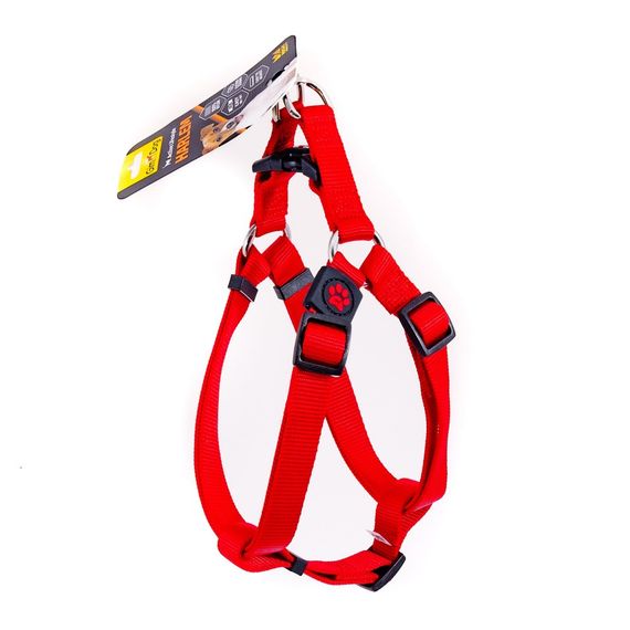 Шлея GimDog для собак Harlem X червона нейлон 45-63 см/15 мм | Зображення 1