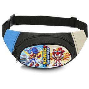 Сумка-бананка дитяча з принтом Супер Сонік поясна сумка для хлопчика (4613)