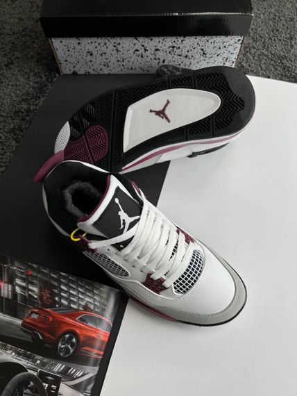 Чоловічі зимові кросівки Air Jordan 4 Retro “ PSG Paris Saint Germain “ Fur,  зима 42 26.5 | Зображення 2