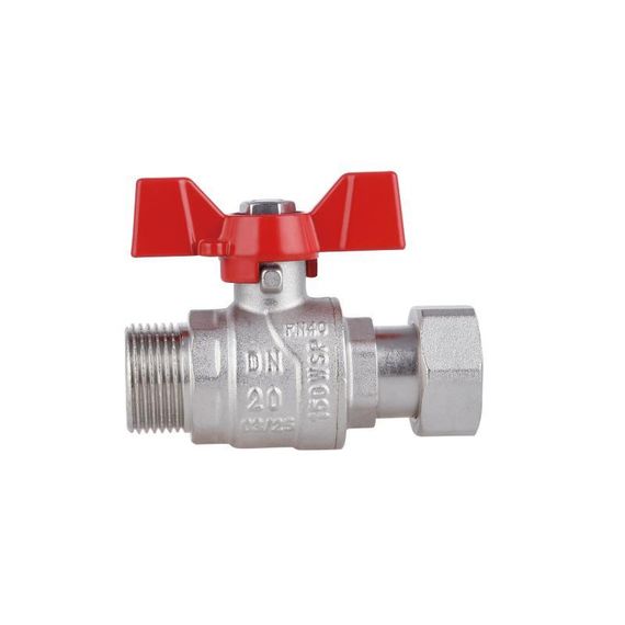 Кран кульовий з накидною гайкою Thermo Alliance Forte 3/4" ВЗ для води прямий SF261W20 | Зображення 3